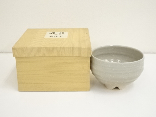 JAPANESE TEA CEREMONY / HAGI WARE TEA BOWL CHAWAN / 